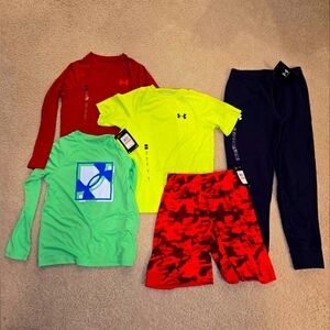 NWT Under Armour Boys size small Lot